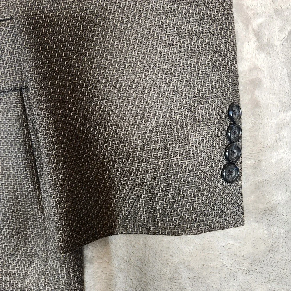 Vintage Baracuta‎ Blazer Men's 44R Gray Wool Sport Coat